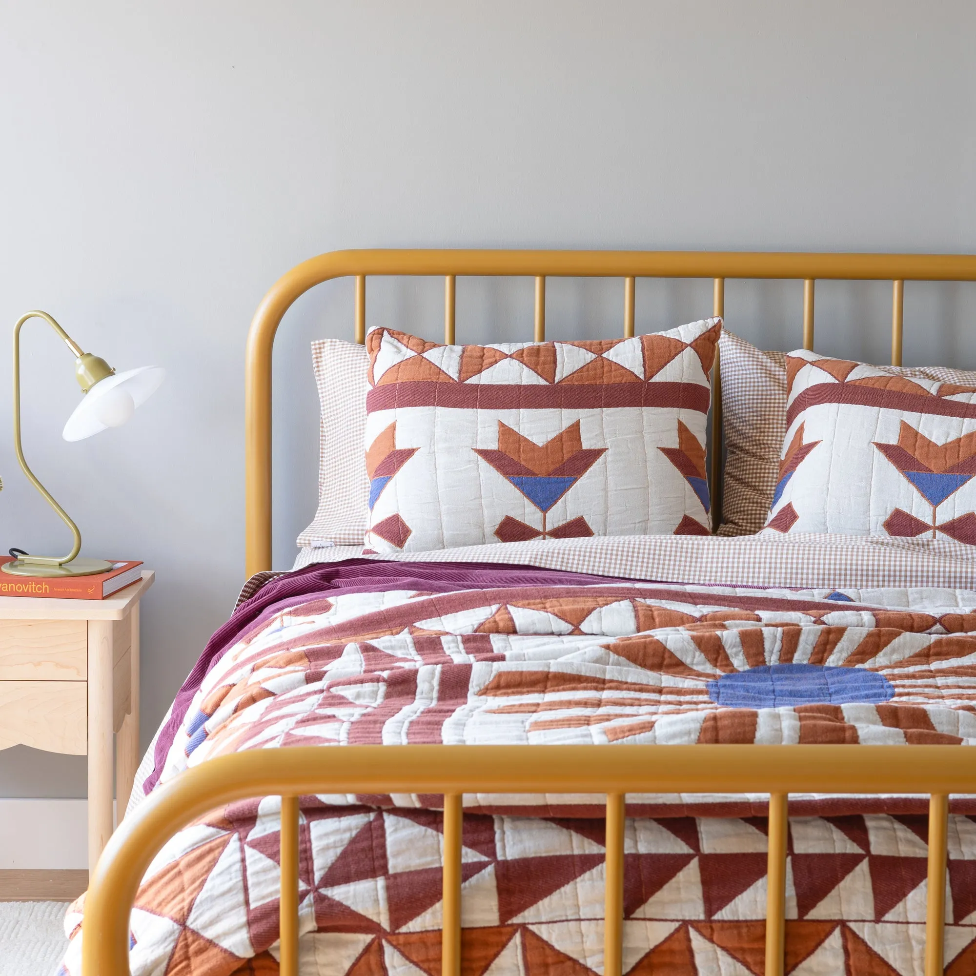 Schoolhouse x Rachel Murray Windmill Cotton Quilt