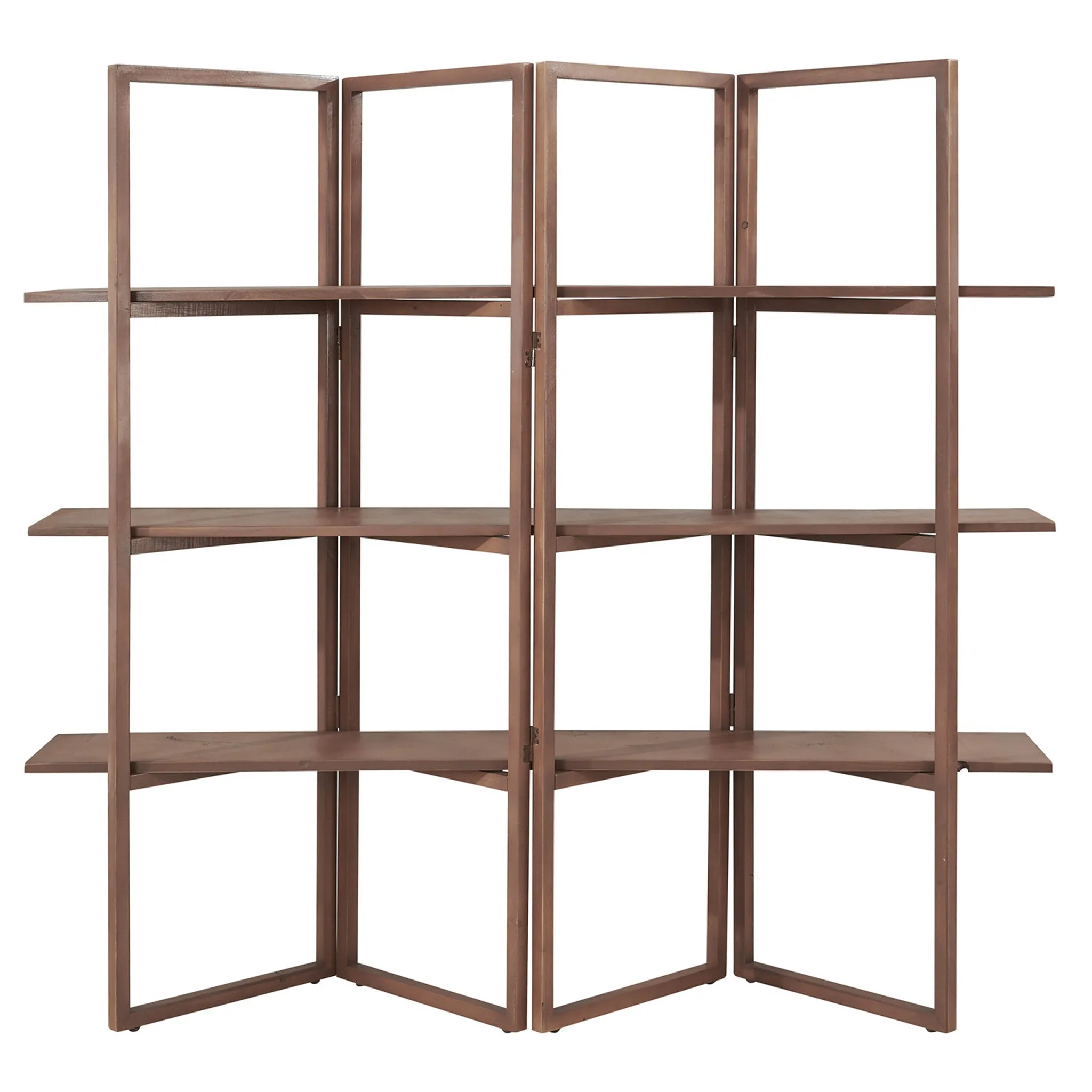 Sedici 3 Tier Folding Bookcase / Room Divider