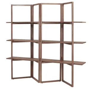 Sedici 3 Tier Folding Bookcase / Room Divider