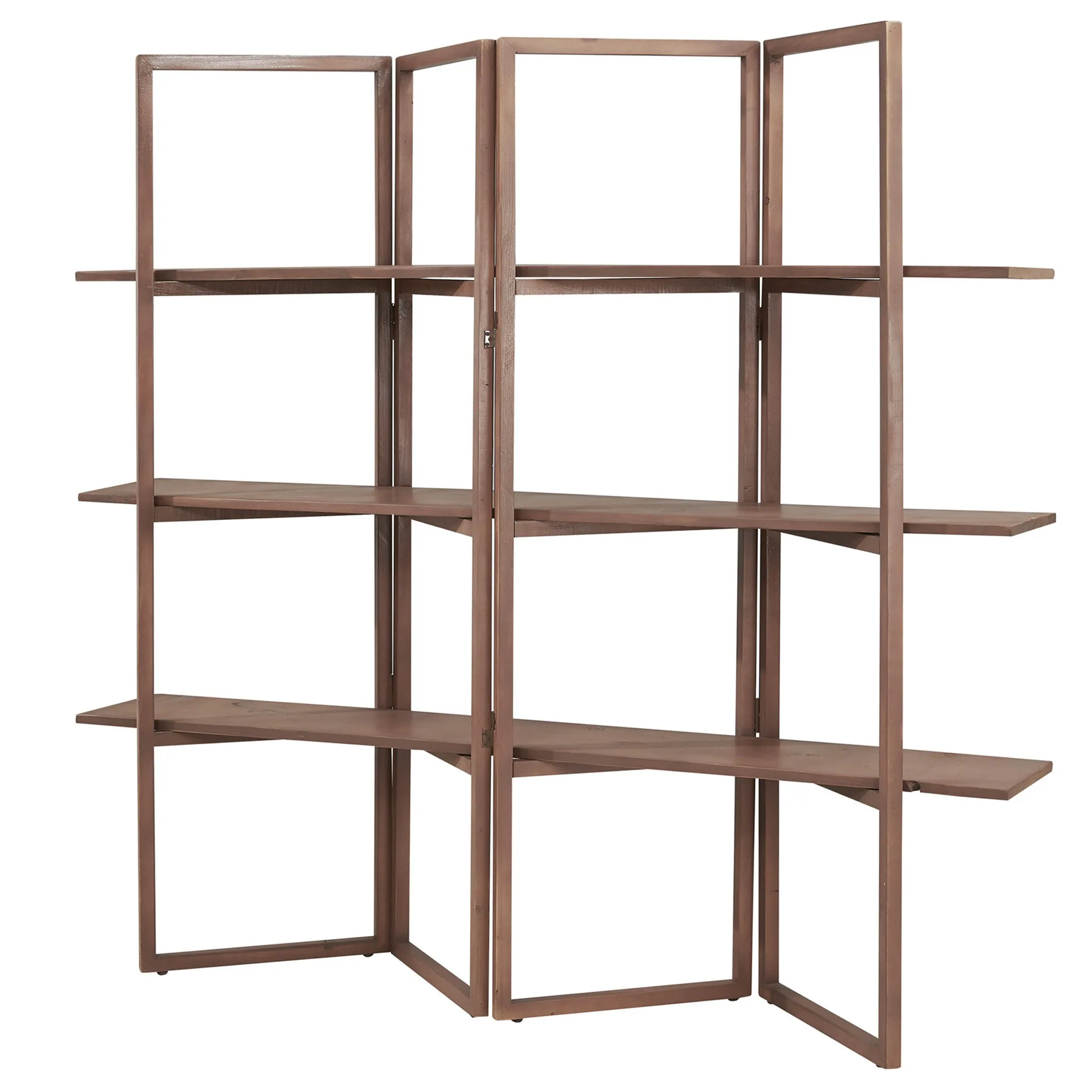 Sedici 3 Tier Folding Bookcase / Room Divider