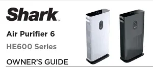 Shark Air Purifier User Manual Model-HE601