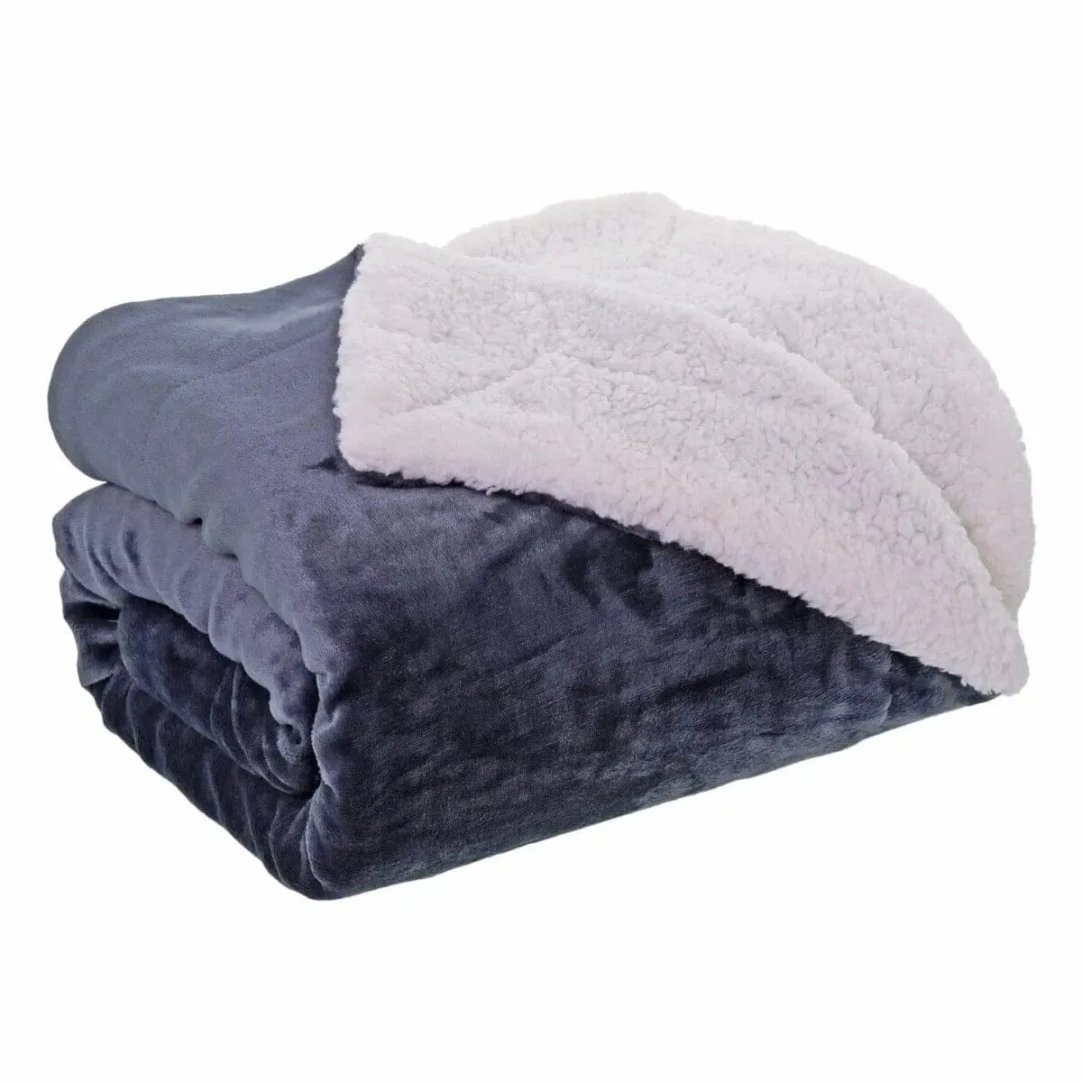 Sherpa Blanket and Sherpa Cushion Set