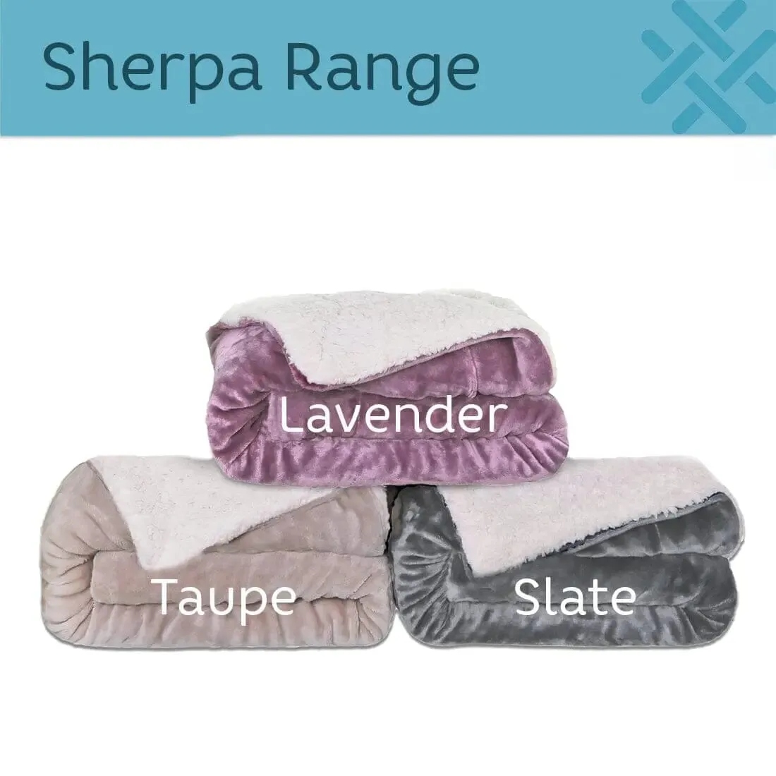 Sherpa Blanket and Sherpa Cushion Set