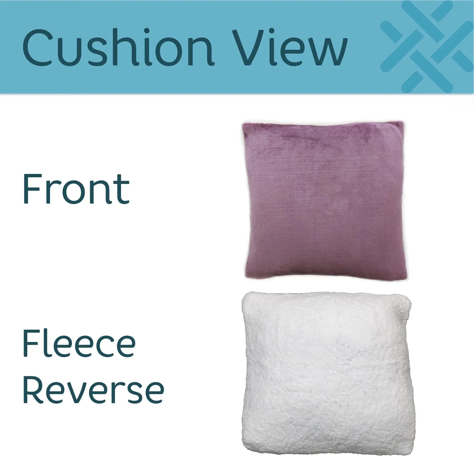 Sherpa Blanket and Sherpa Cushion Set