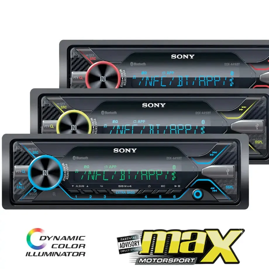 Sony DSX-A416BT Media Reciever MP3/AUX/USB & Bluetooth