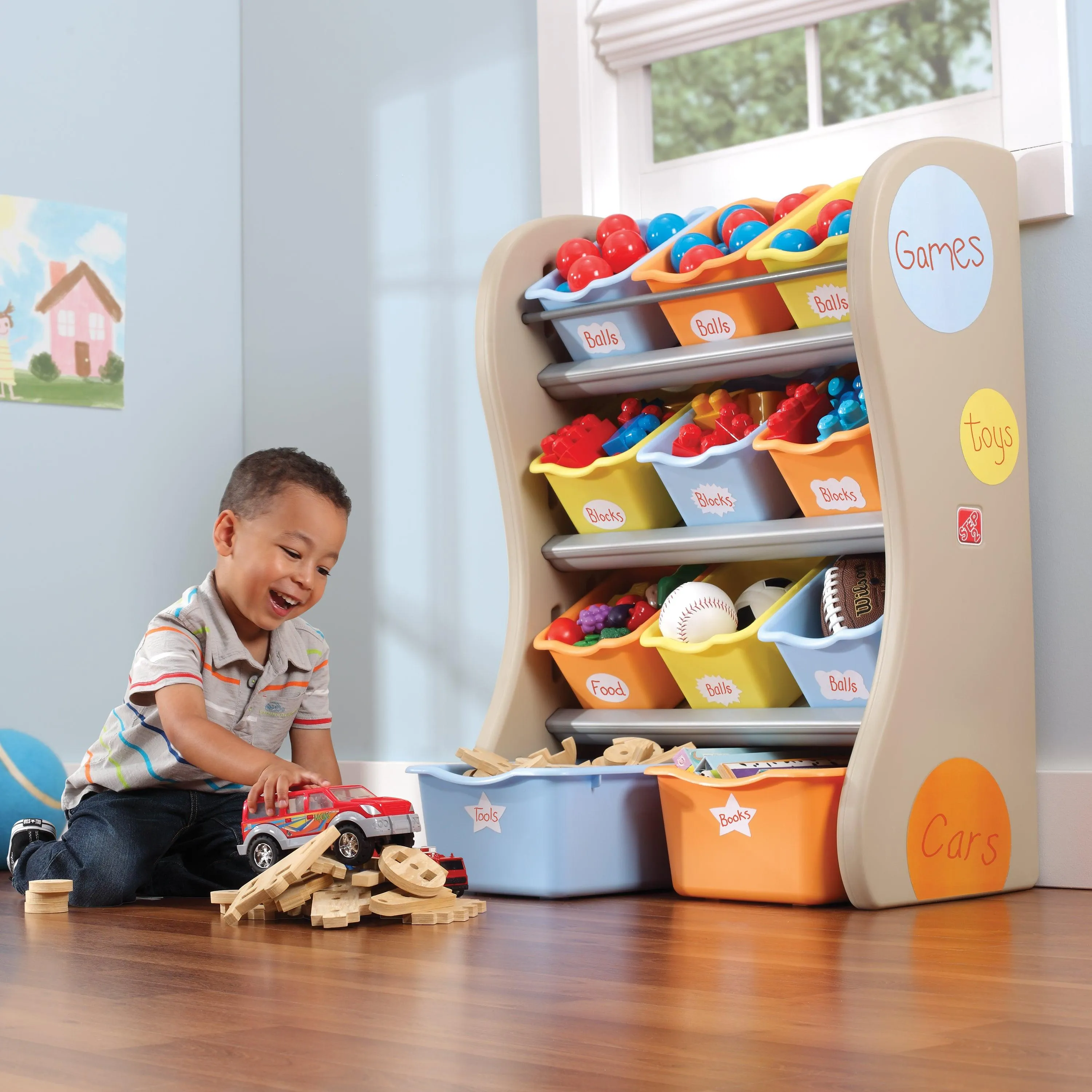 Step2 Fun Time Room Organiser for Kids Ages 2 