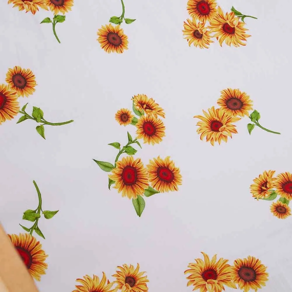 Sunflower Organic Fitted Cot Sheet