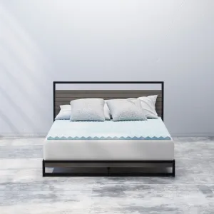 Swirl Gel Cooling Memory Foam Mattress Topper