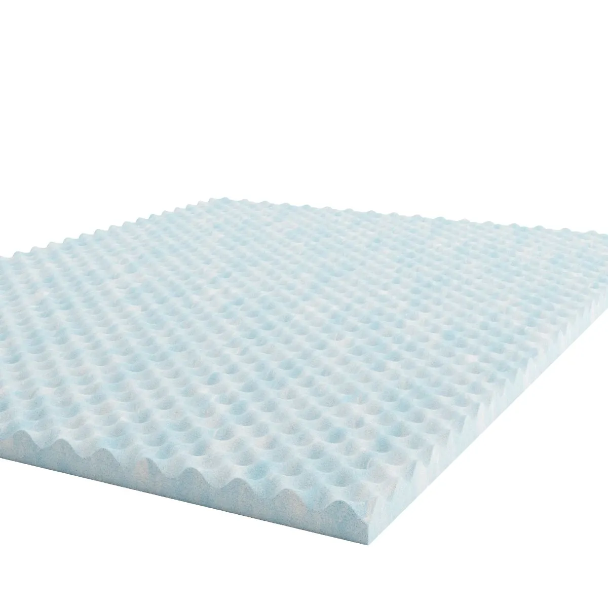 Swirl Gel Cooling Memory Foam Mattress Topper