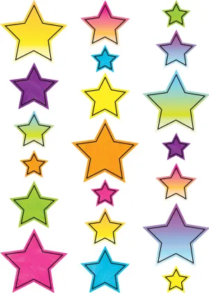 Teacher Created Resources Brights 4Ever Stars Accents - Assorted Sizes