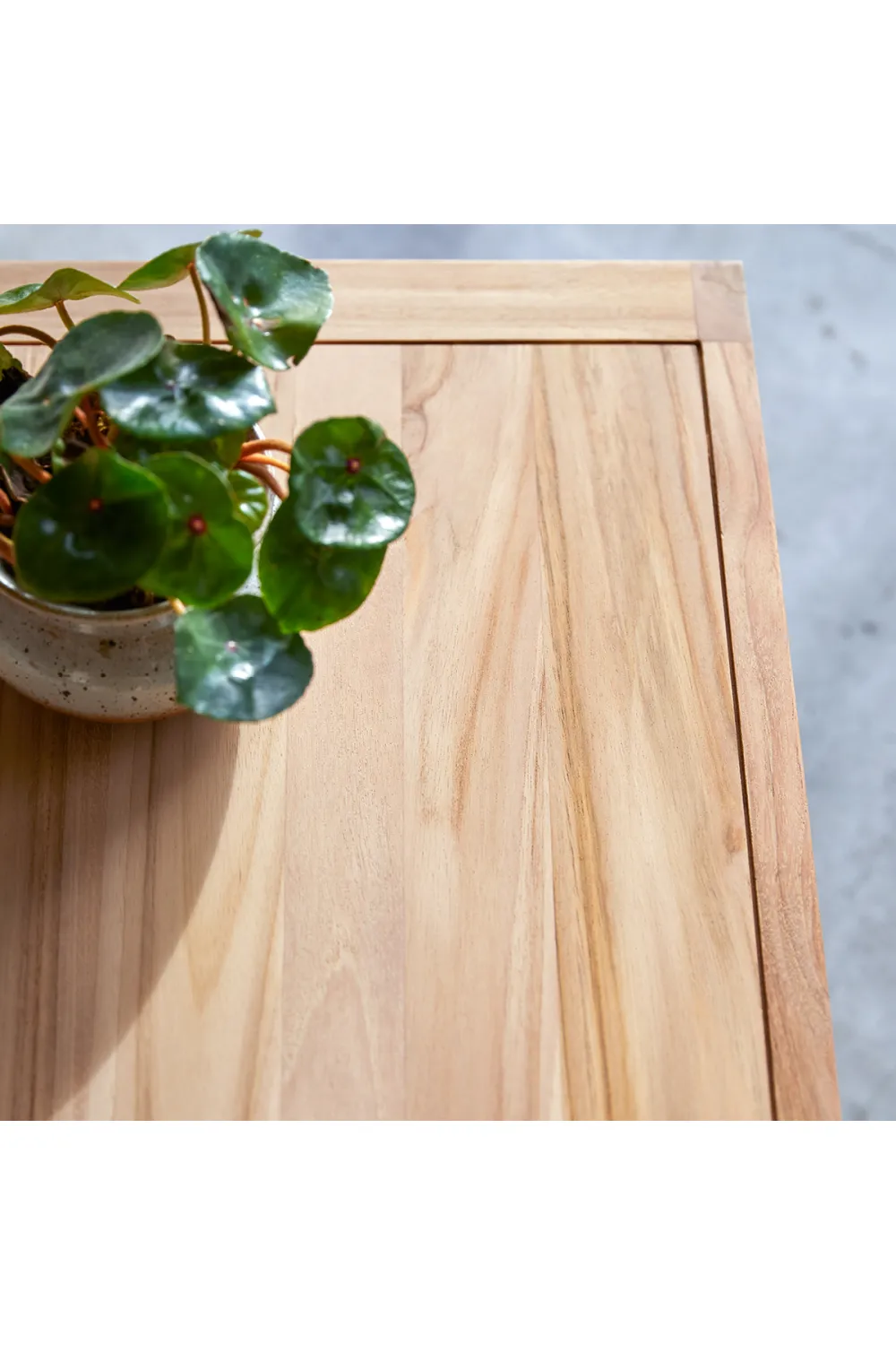 Teak Minimalist Coffee Table | Tikamoon Adam