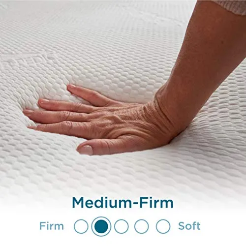 Tempur-Pedic TEMPUR Supreme 3-Inch Medium Firm Mattress Topper, King, Beige