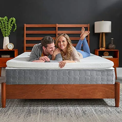 Tempur-Pedic TEMPUR Supreme 3-Inch Medium Firm Mattress Topper, King, Beige