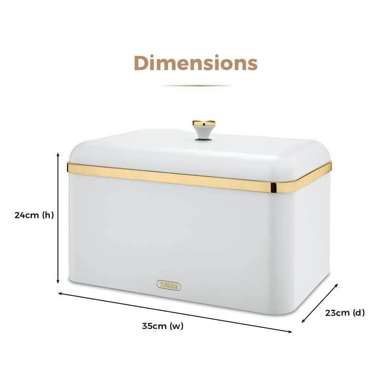 Tower Cavaletto Bread Bin - White