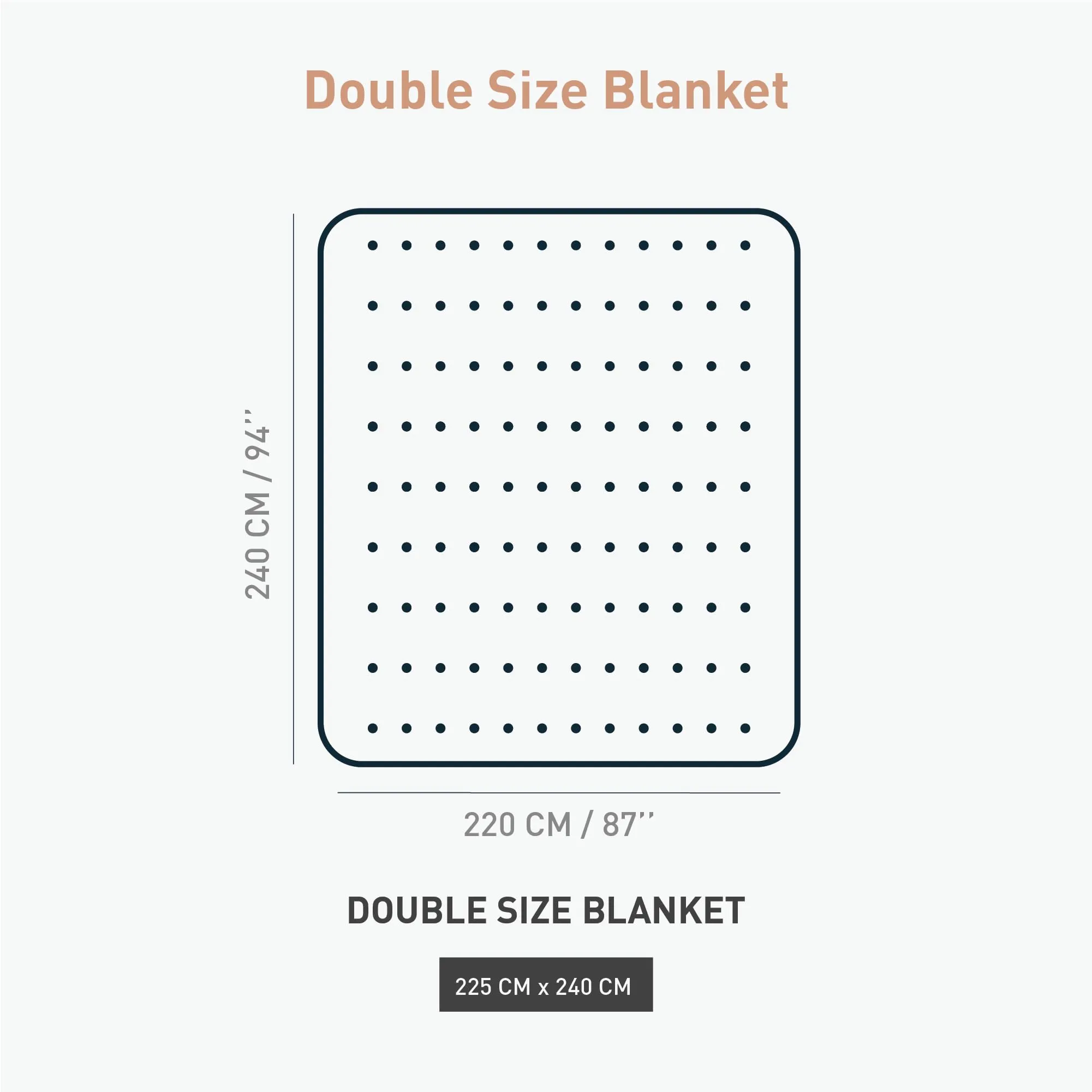 Trident Home Essential Double Flannel Blanket, 290 GSM, 100% Micro Polyester, Ac Blanket Double Bed, Home Essential Printed-Otis