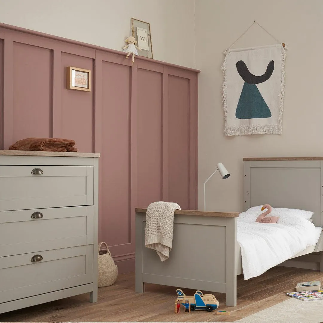 Tutti Bambini Verona 2 Piece Room Set - Dove Grey/Oak