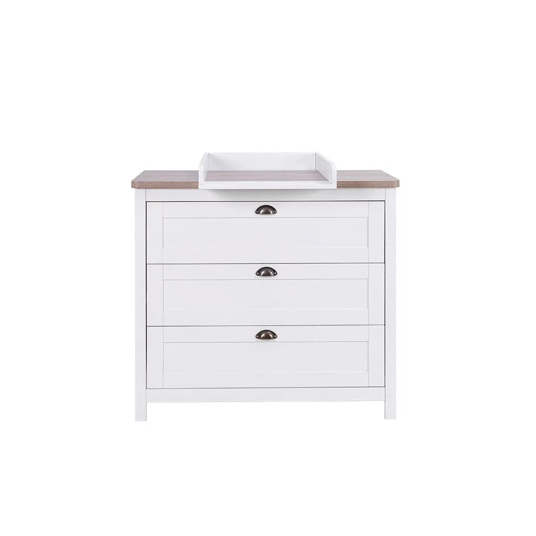 Tutti Bambini Verona 2 Piece Room Set - White/Oak