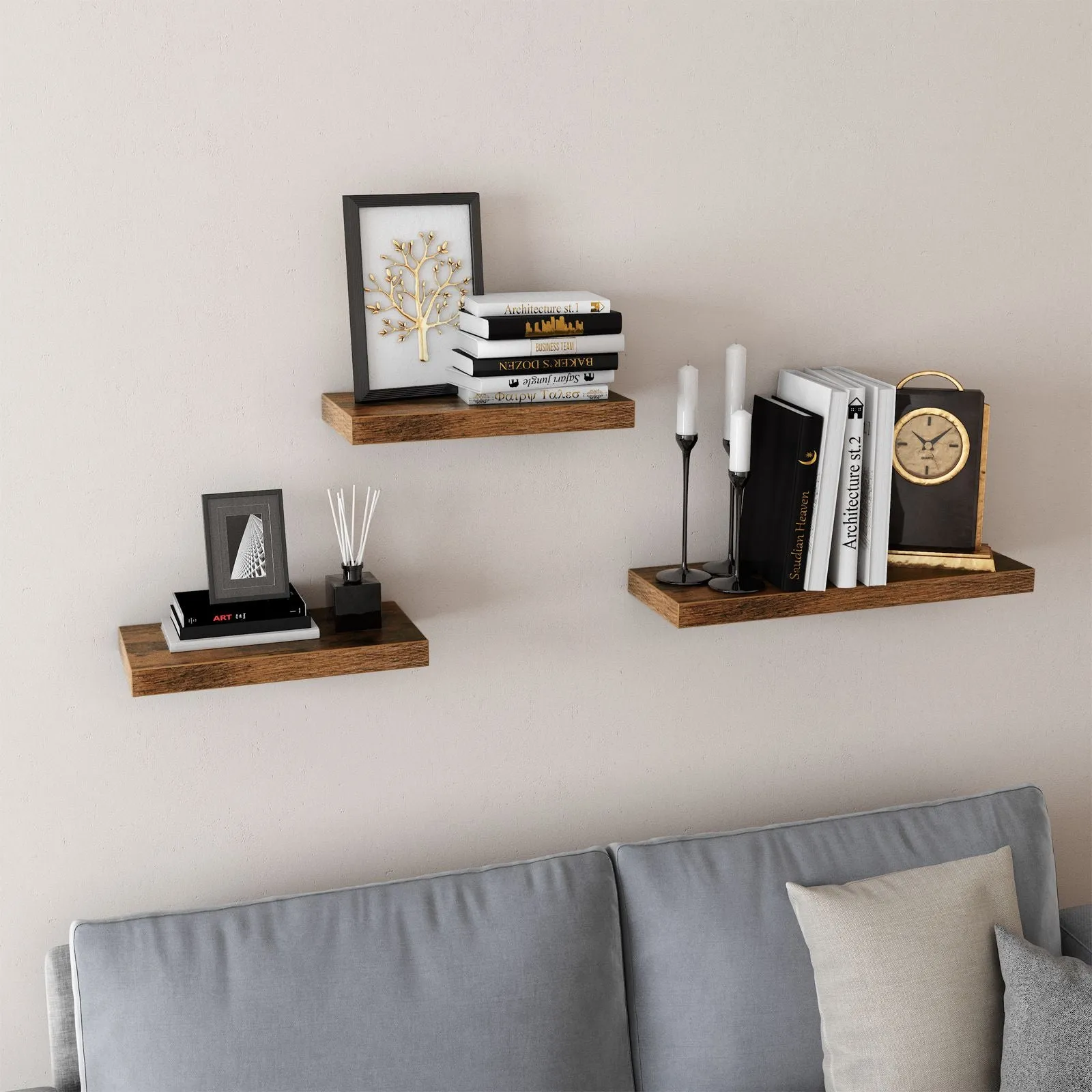 Vintage Floating Shelf 15.7 inch