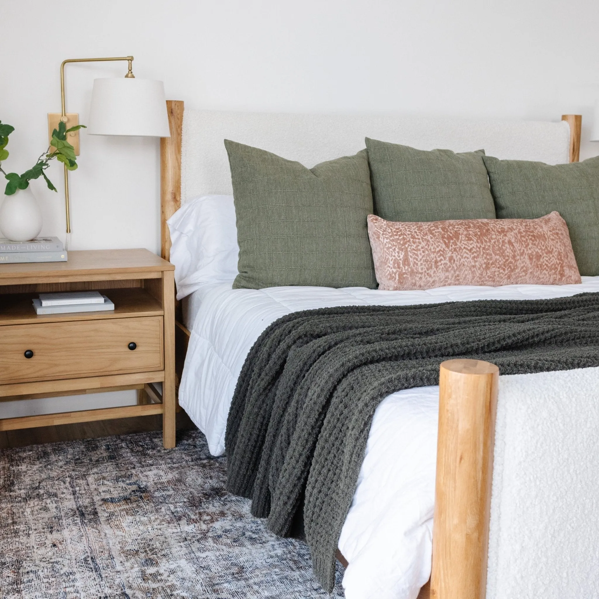 WAFFLE KNIT KING BLANKETS