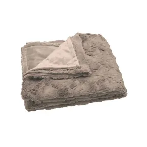 Walton & Co 130cm x 170cm Truffle Marilyn Throw