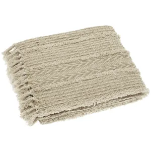 Walton & Co. 152cm Tufted Recycled Cotton Throw