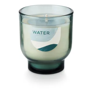 Water Element Glass Candle