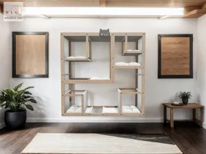 WLO® Natural Square Compact Cat Shelf